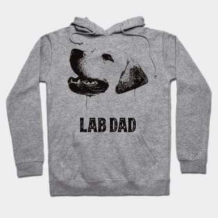 Lab Dad Golden Labrador Retriever Hoodie